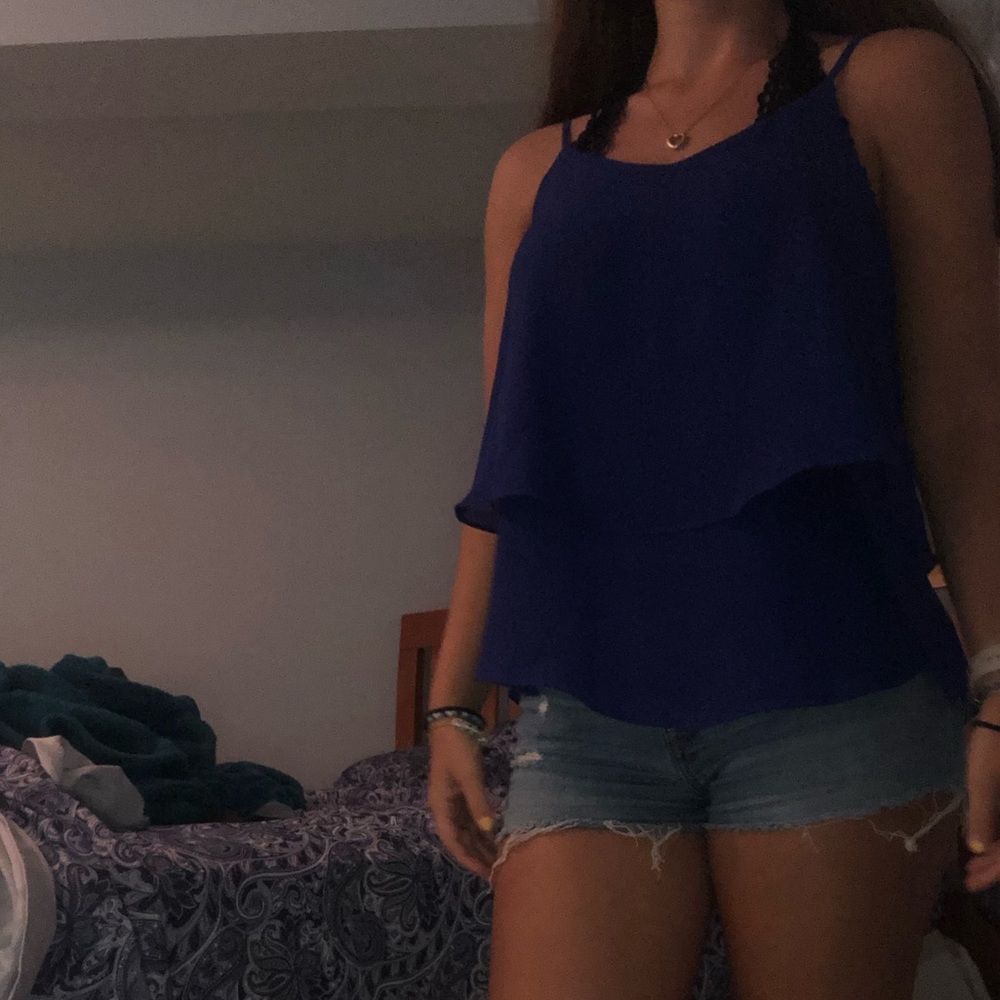 Francesca Blue Top